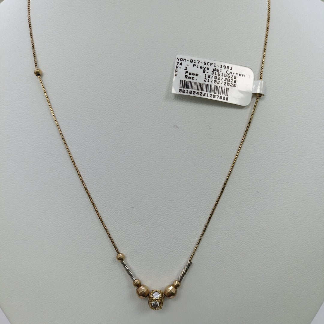 GARGANTILLA ORO,RODIADO 10 K 3,50 GRMS (SEMINUEVO)
