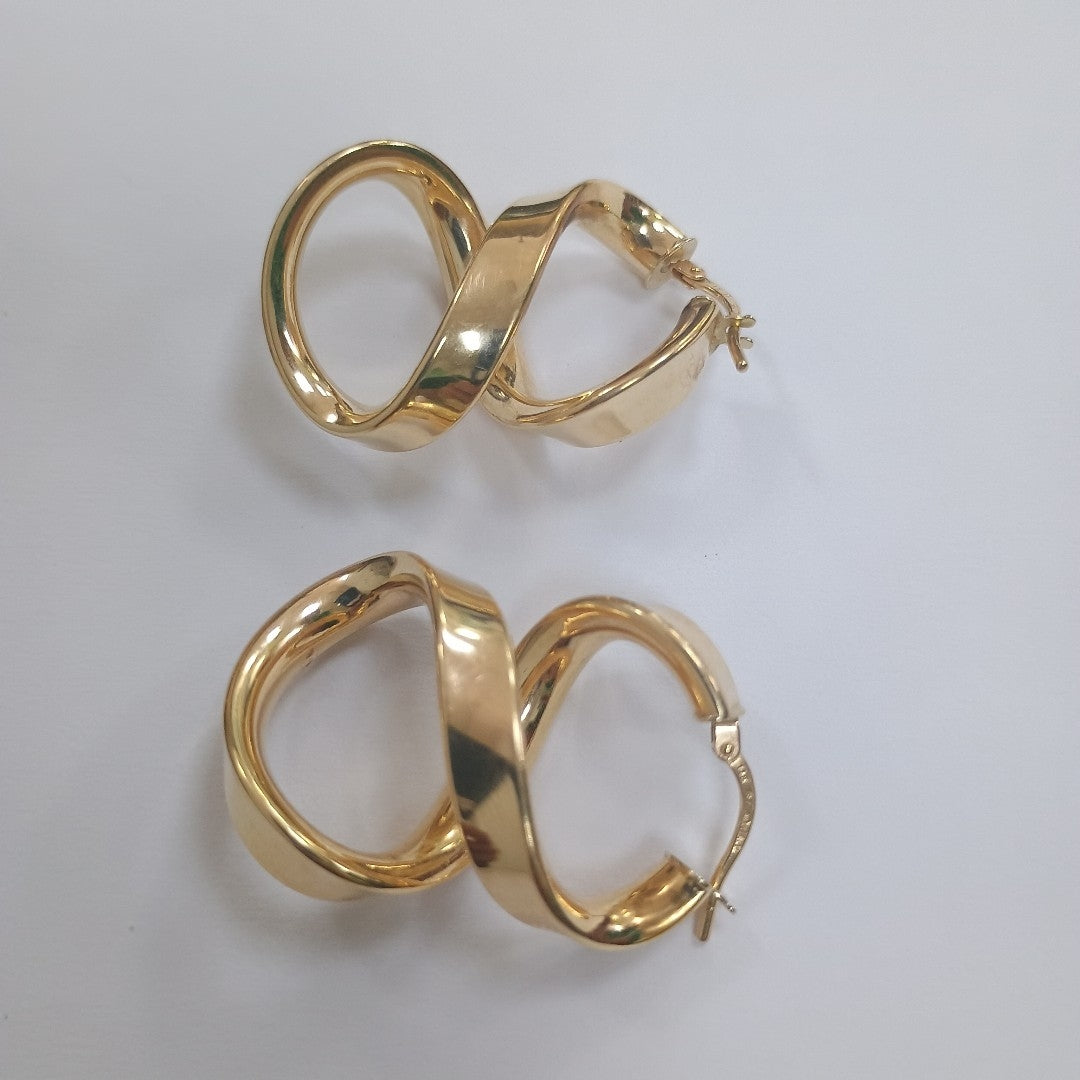 ARRACADAS PAR ORO 14 K 5.1 GRMS (SEMINUEVO)