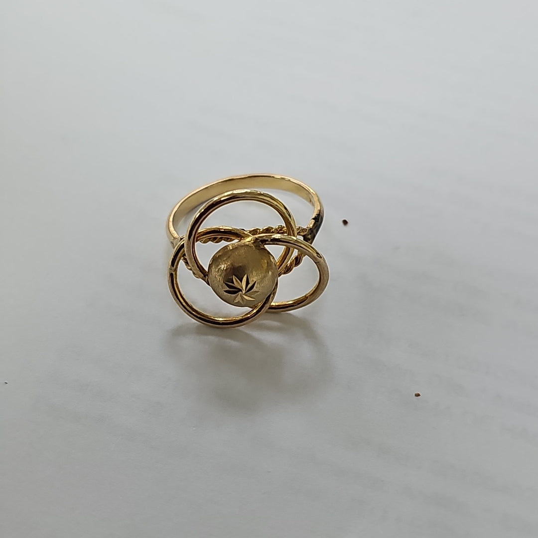 ANILLO ORO 14 K 3.5 GRMS (SEMINUEVO)
