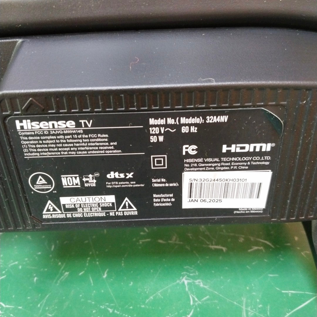PANTALLA HISENSE 32A4NV (2025) 32" LED HD (SEMINUEVO)