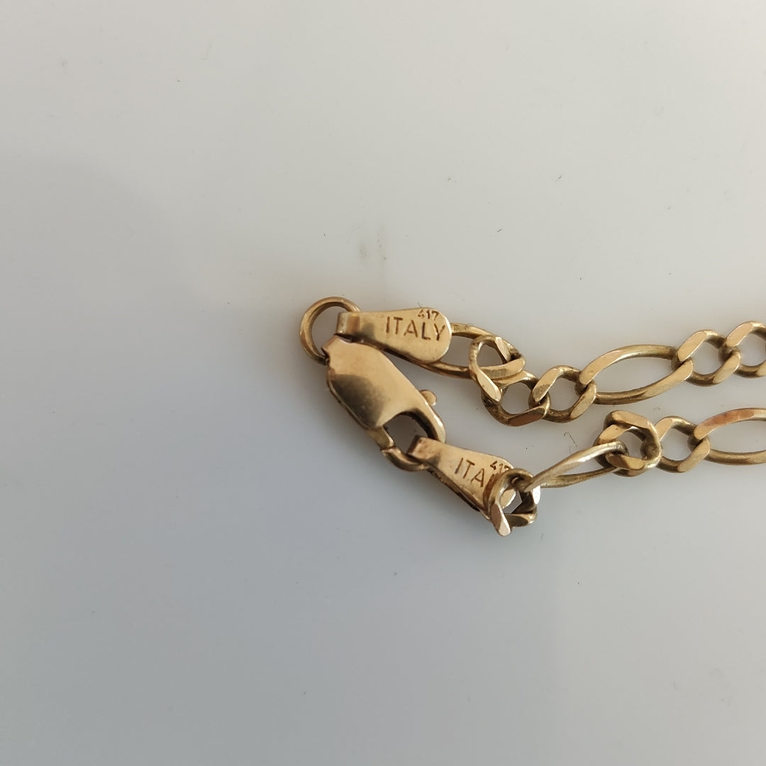 CADENA, DIJE ORO 14 K 7.5 GRMS (SEMINUEVO)