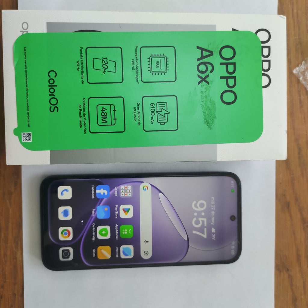 CELULAR OPPO A6X CPH2819 (2025) 128 GB 4 GB RAM (SEMINUEVO)