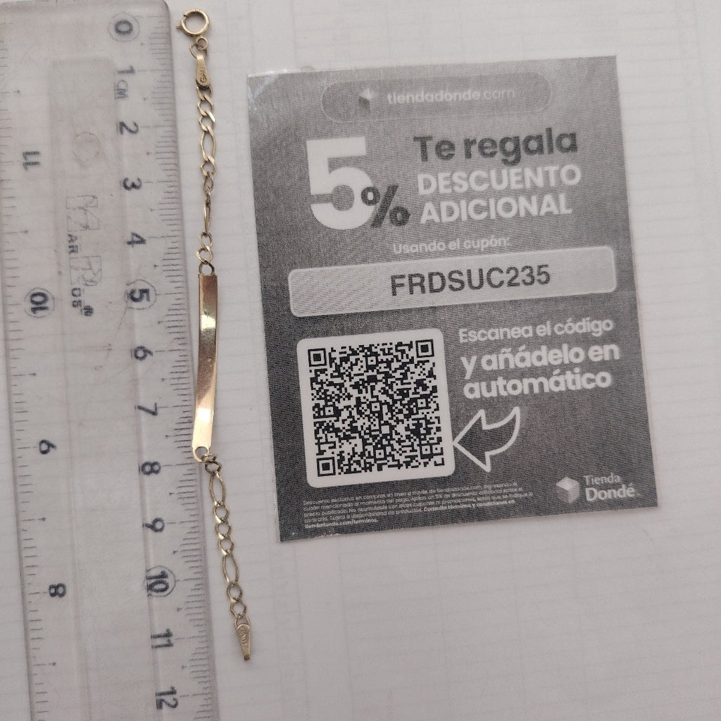 ESCLAVA ORO 10 K 1.4 GRMS (SEMINUEVO)