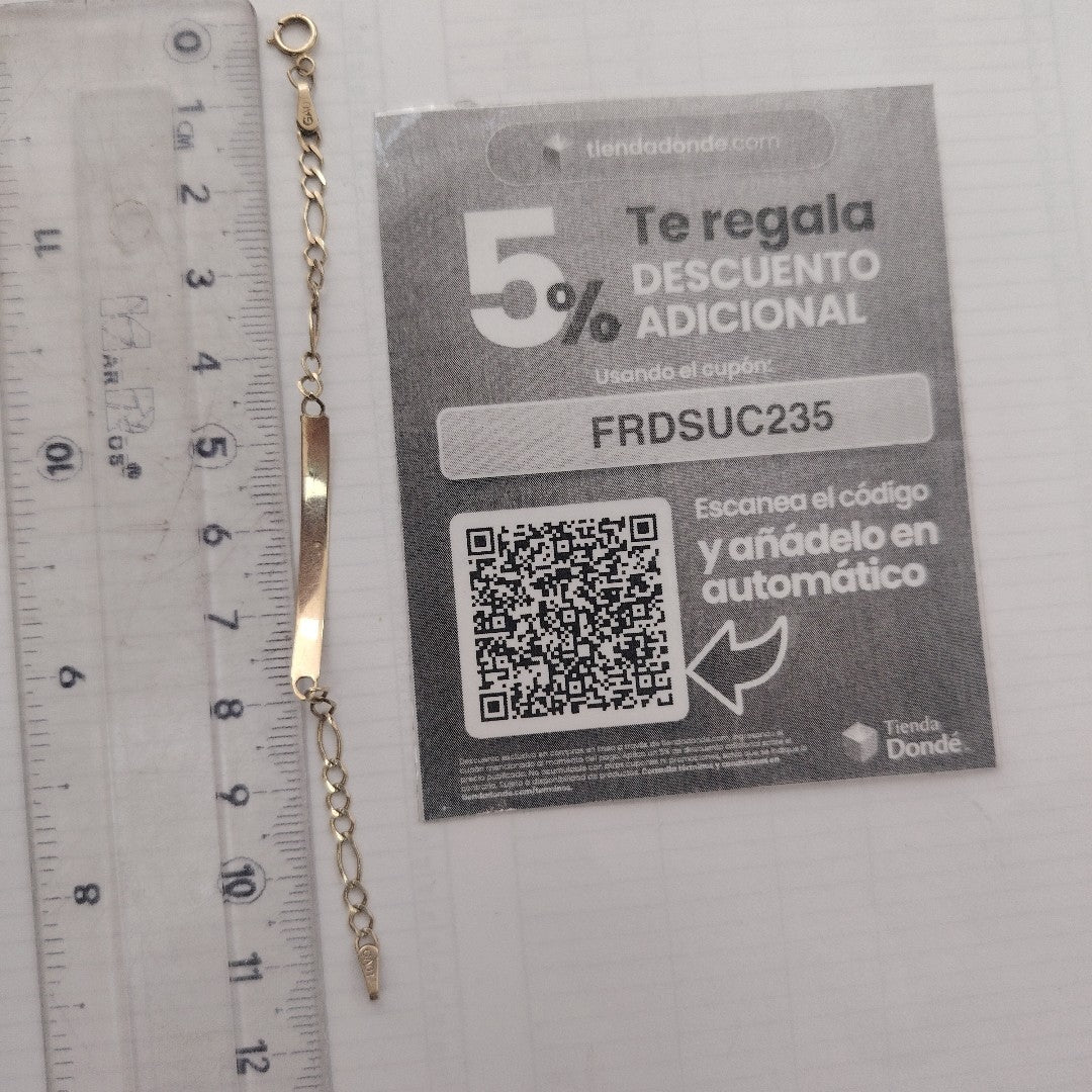 ESCLAVA ORO 10 K 1.4 GRMS (SEMINUEVO)