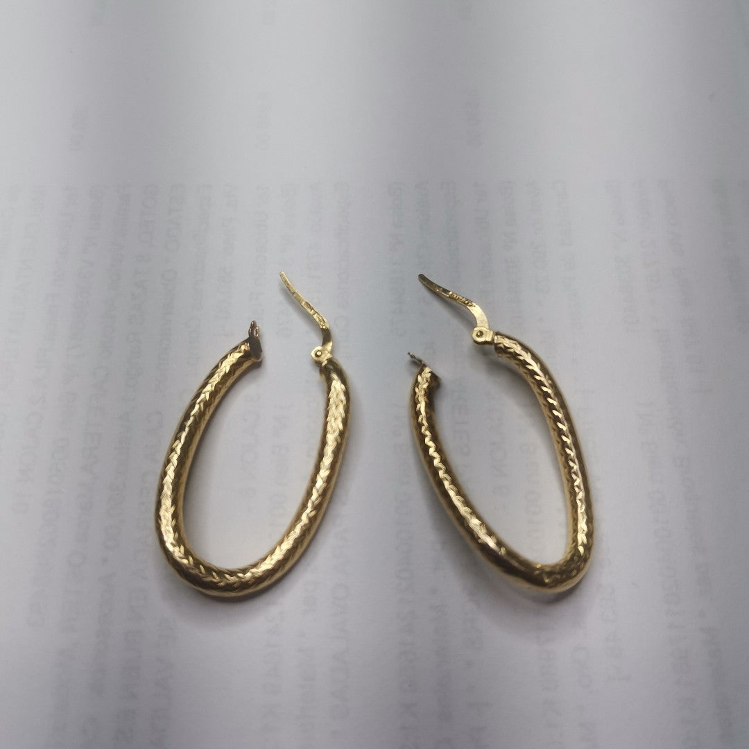 ARRACADAS PAR ORO 14 K 3 GRMS (SEMINUEVO)