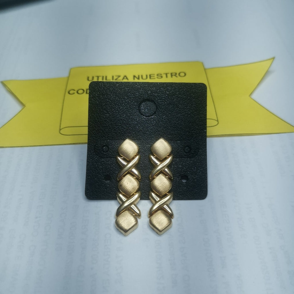 ARETES PAR ORO 14 K 3 GRMS (SEMINUEVO)