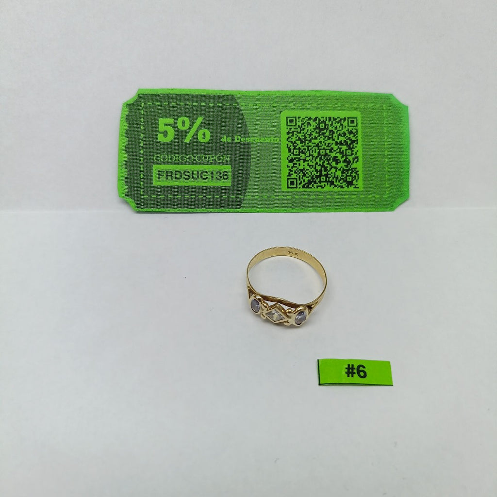 ANILLITO ORO 14 K 1.4 GRMS (SEMINUEVO)