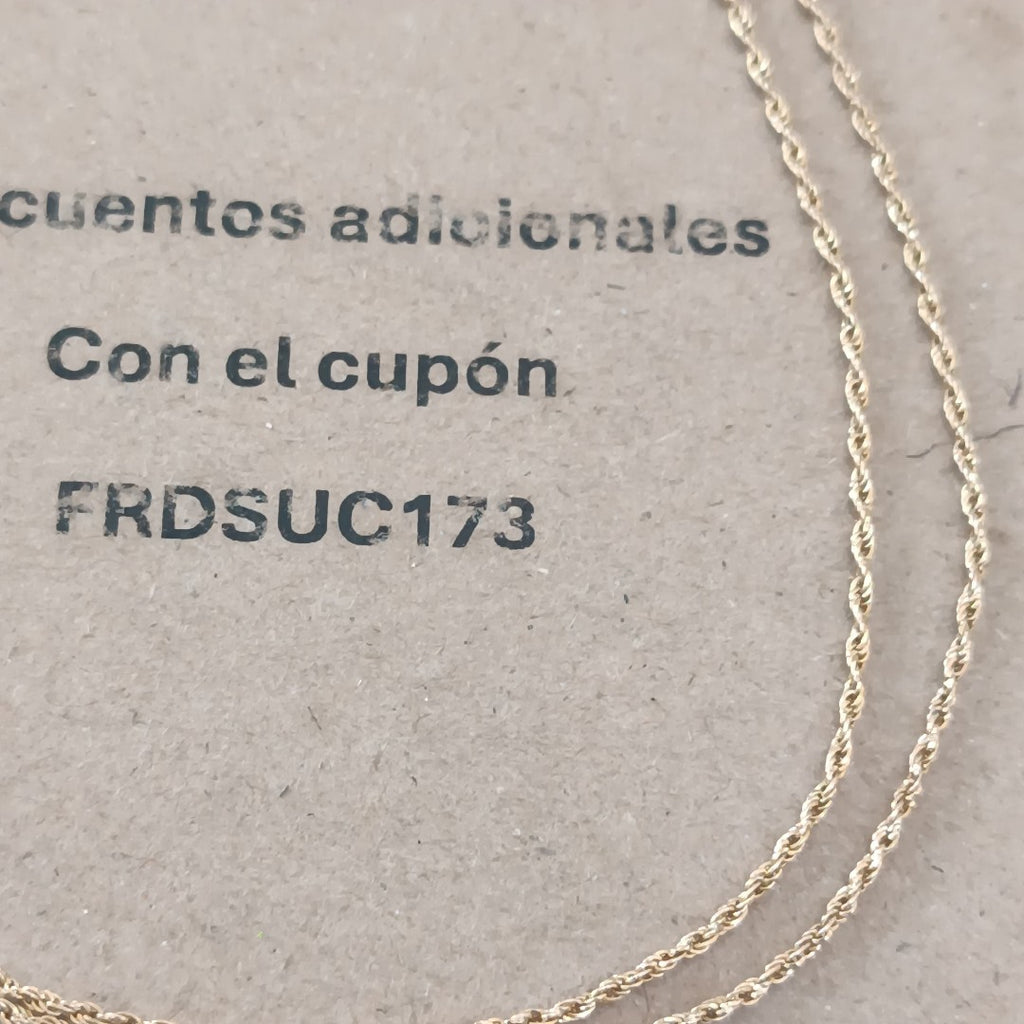 CADENA ORO 10 K 1.1 GRMS (SEMINUEVO)