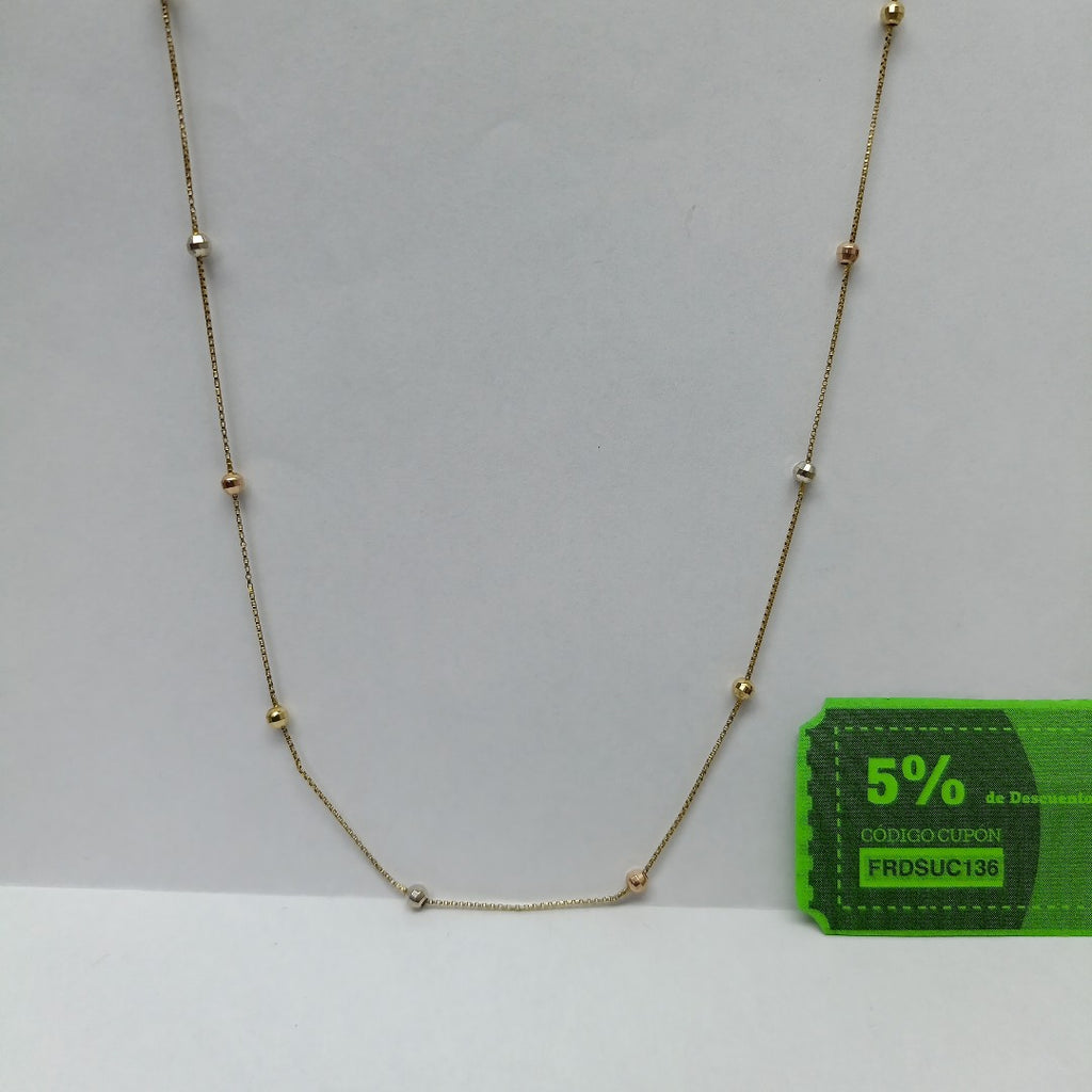 CADENA ORO 14 K 3 GRMS (SEMINUEVO)