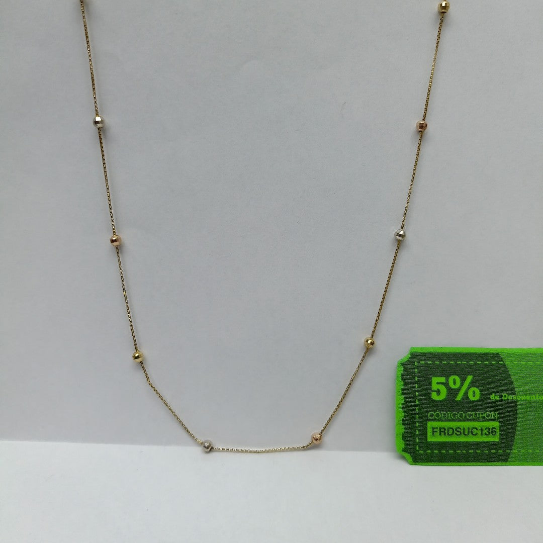 CADENA ORO 14 K 3 GRMS (SEMINUEVO)