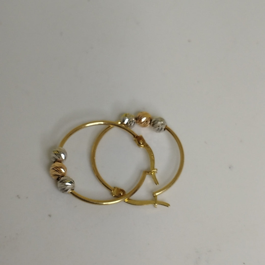ARETES PAR ORO 10 K 1.5 GRMS (SEMINUEVO)