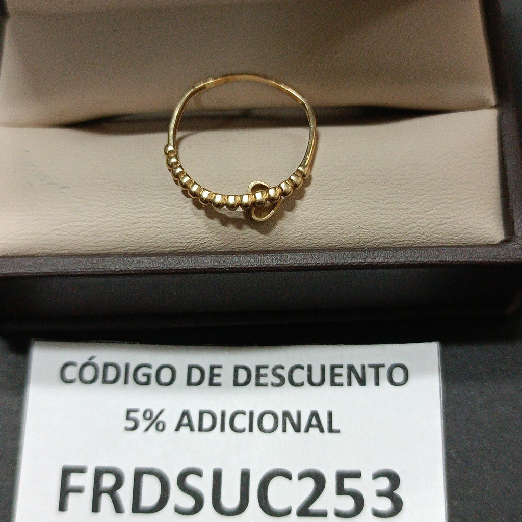 ANILLITO ORO 10 K 1.3 GRMS (SEMINUEVO)
