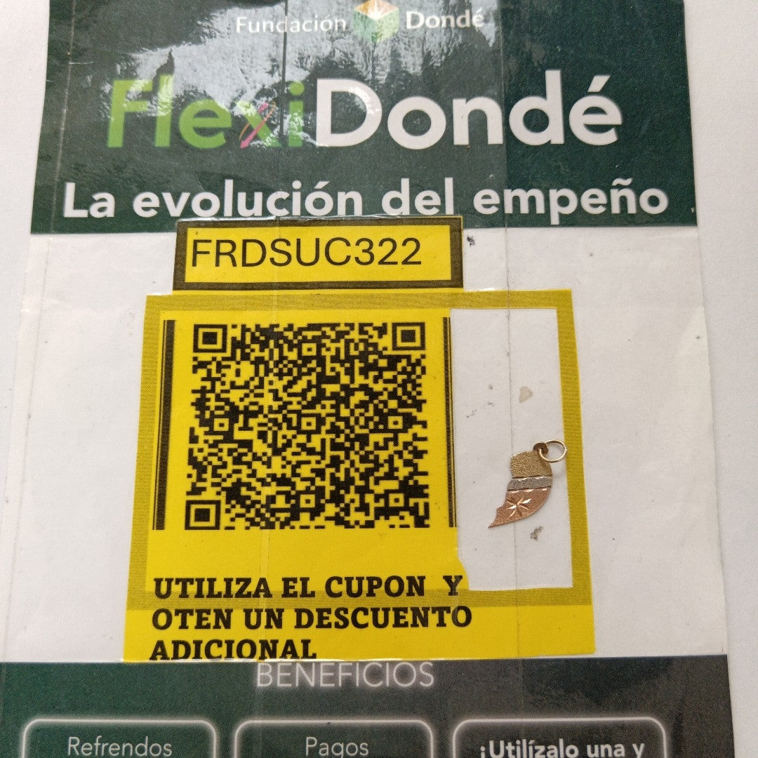 DIJE ORO 12 K 0.5 GRMS (SEMINUEVO)