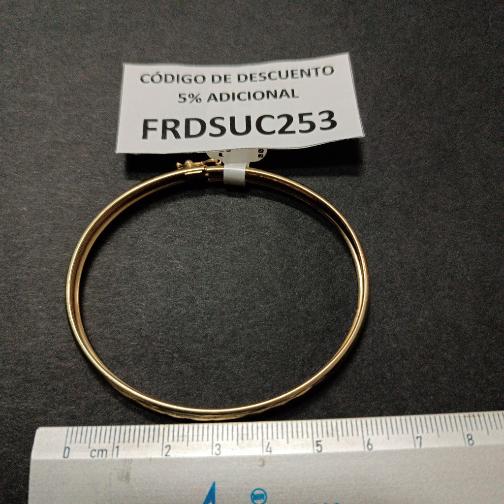 PULSERA RIGIDA ORO 8 K 5.8 GRMS (SEMINUEVO)