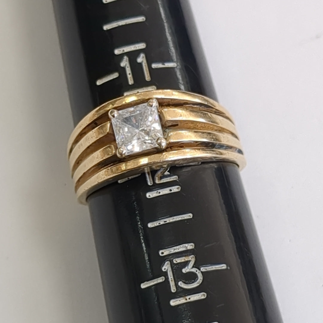 ANILLO ORO 14 K 10,50 GRMS (SEMINUEVO)