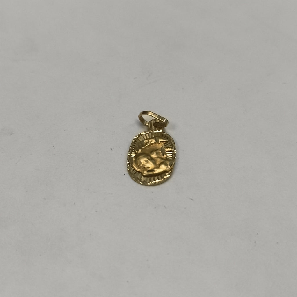 MEDALLA RELIGIOSA ORO 14 K 0,80 GRMS (SEMINUEVO)