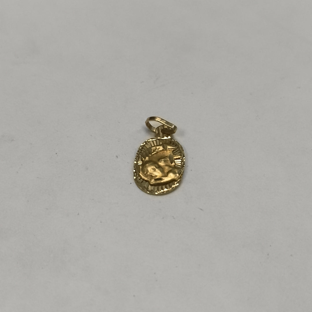MEDALLA RELIGIOSA ORO 14 K 0,80 GRMS (SEMINUEVO)