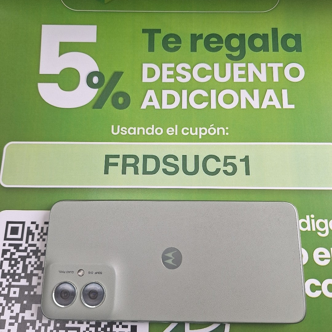CELULAR MOTOROLA MOTO G55 5G XT2435-1(2024) 256 GB 8 GB RAM (SEMINUEVO)