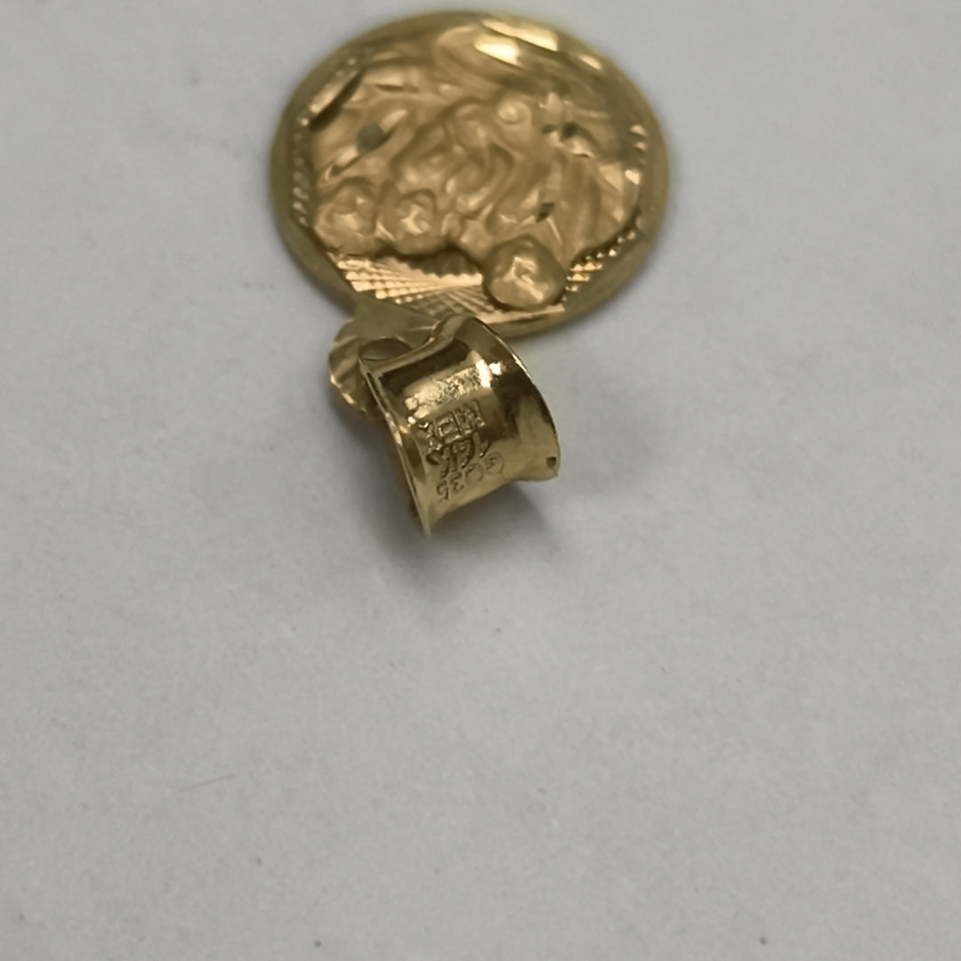 MEDALLA RELIGIOSA ORO 10 K 0,80 GRMS (SEMINUEVO)