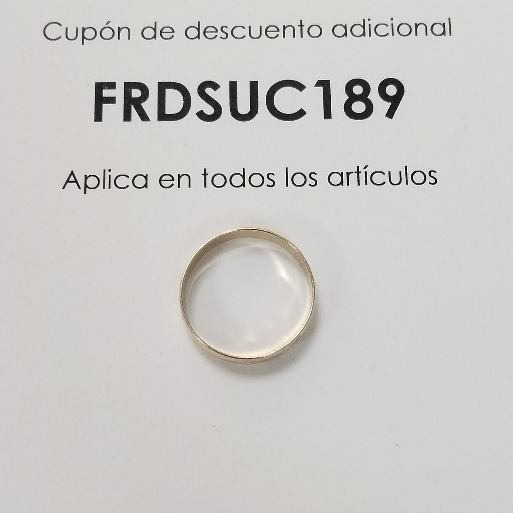 ARGOLLA ORO 14 K 1.5 GRMS (SEMINUEVO)