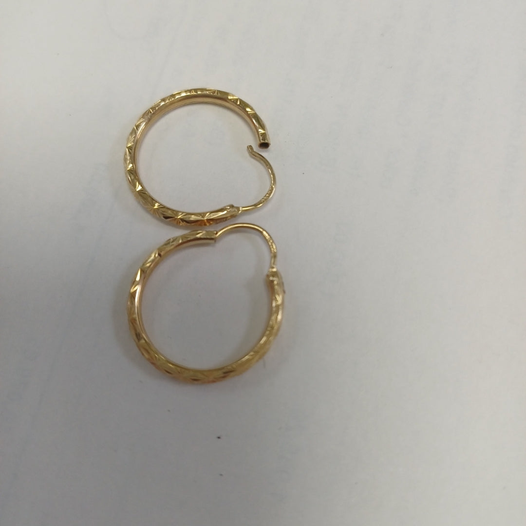 ARRACADAS PAR ORO 10 K 1.3 GRMS (SEMINUEVO)
