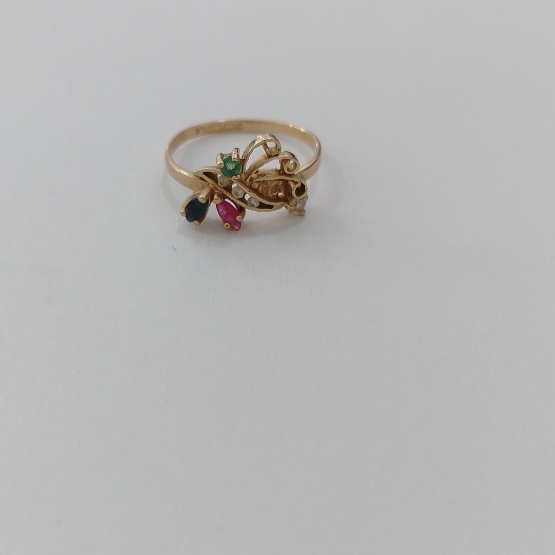 ANILLO ORO 10 K 1.3 GRMS (SEMINUEVO)