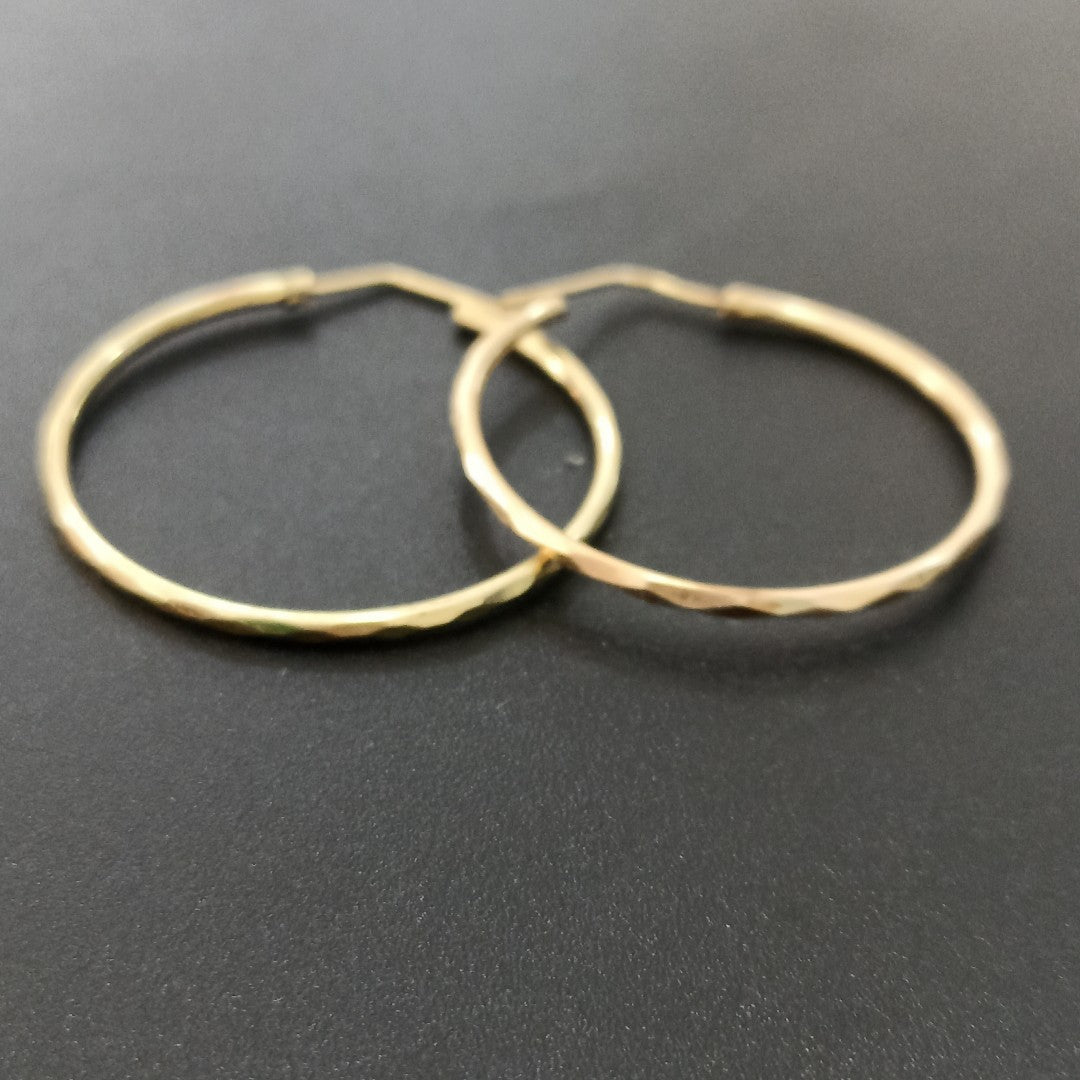 ARRACADAS PAR ORO 14 K 2.2 GRMS (SEMINUEVO)