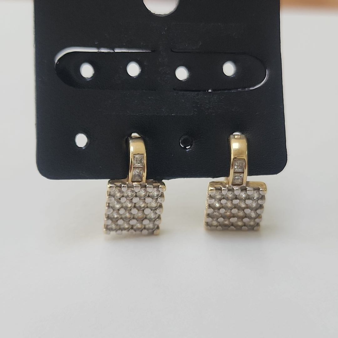 ARETES PAR ORO 10 K 3.5 GRMS (SEMINUEVO)
