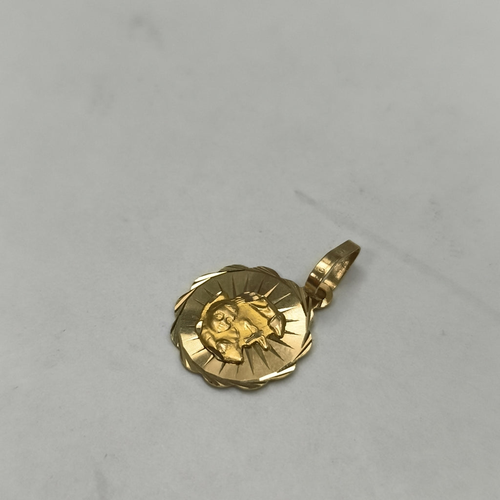 MEDALLA RELIGIOSA ORO 14 K 1,10 GRMS (SEMINUEVO)