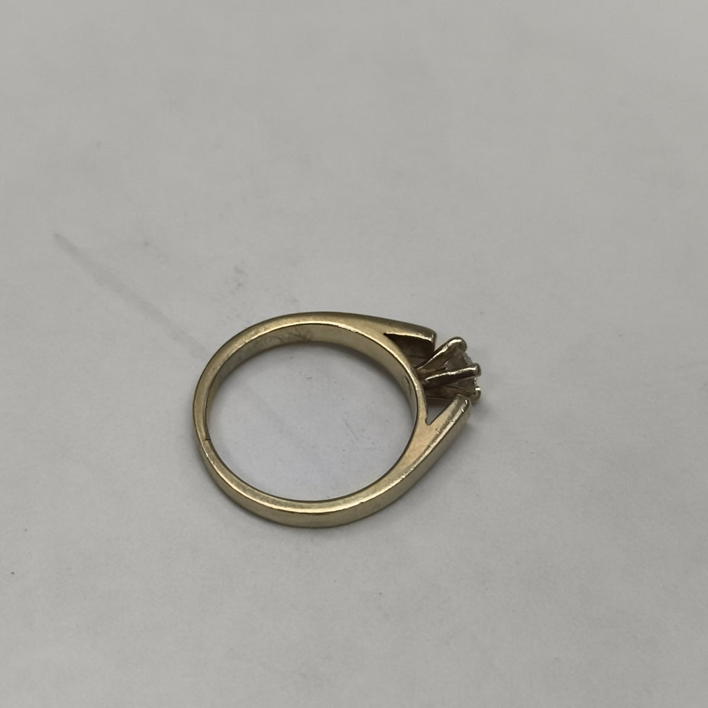 ANILLITO, SOLITARIO ORO 14 K 3.1 GRMS (SEMINUEVO)