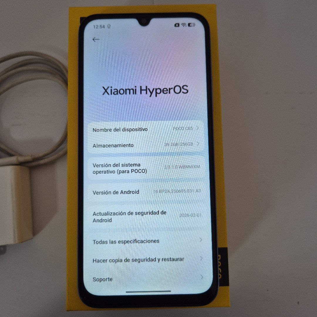 CELULAR XIAOMI POCO C85 25078PC3EG (2025) 256 GB 8 GB RAM (SEMINUEVO)