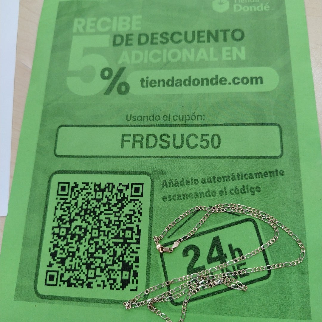 CADENA ORO 10 K 5.6 GRMS (SEMINUEVO)
