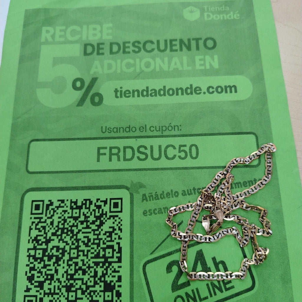 CADENA ORO 10 K 24.3 GRMS (SEMINUEVO)