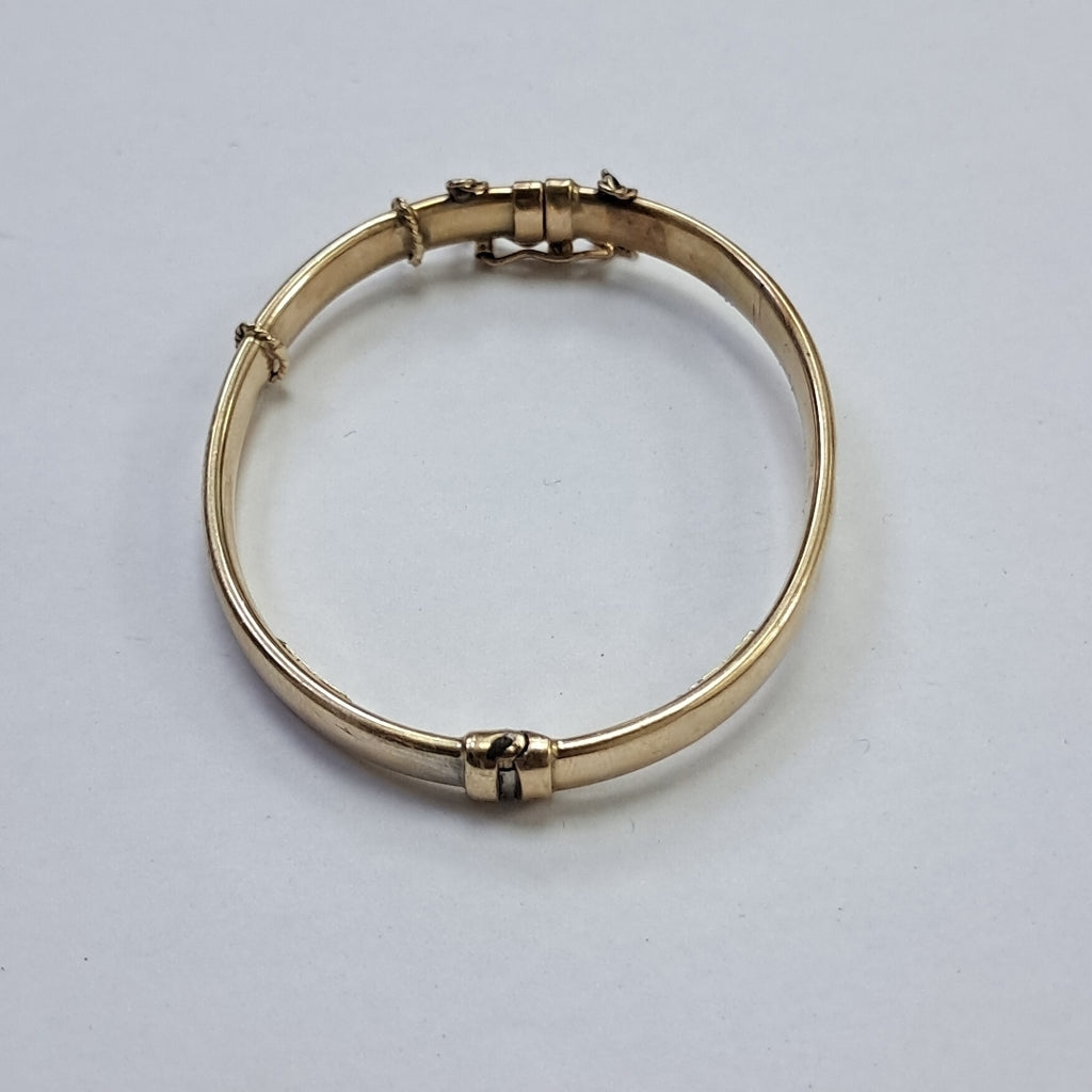 PULSERA RIGIDA ORO 14 K 5,50 GRMS (SEMINUEVO)