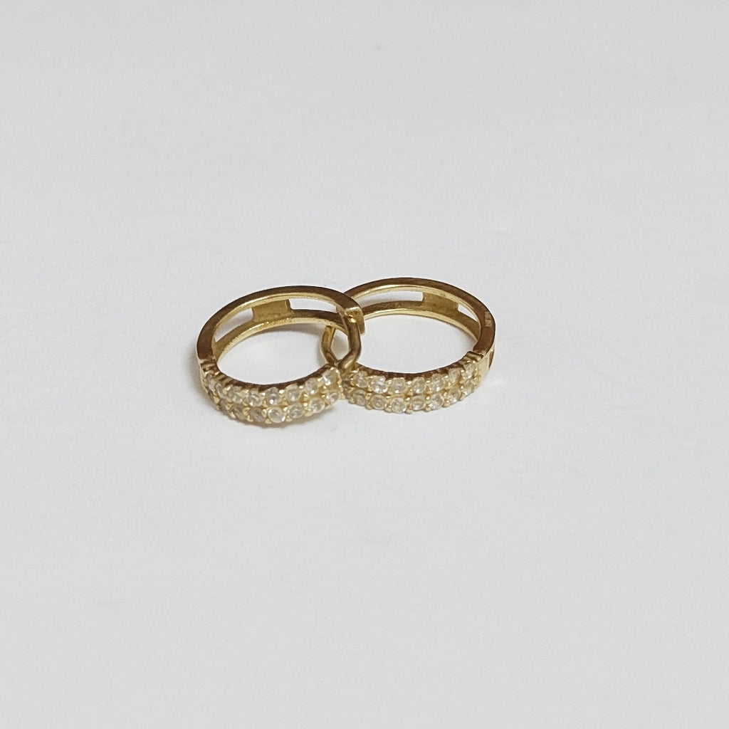 ARETES PAR,ARRACADAS PAR ORO 14 K 1,70 GRMS (SEMINUEVO)