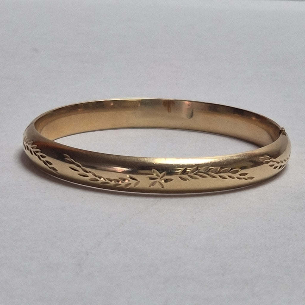 PULSERA RIGIDA ORO 10 K 11.6 GRMS (SEMINUEVO)