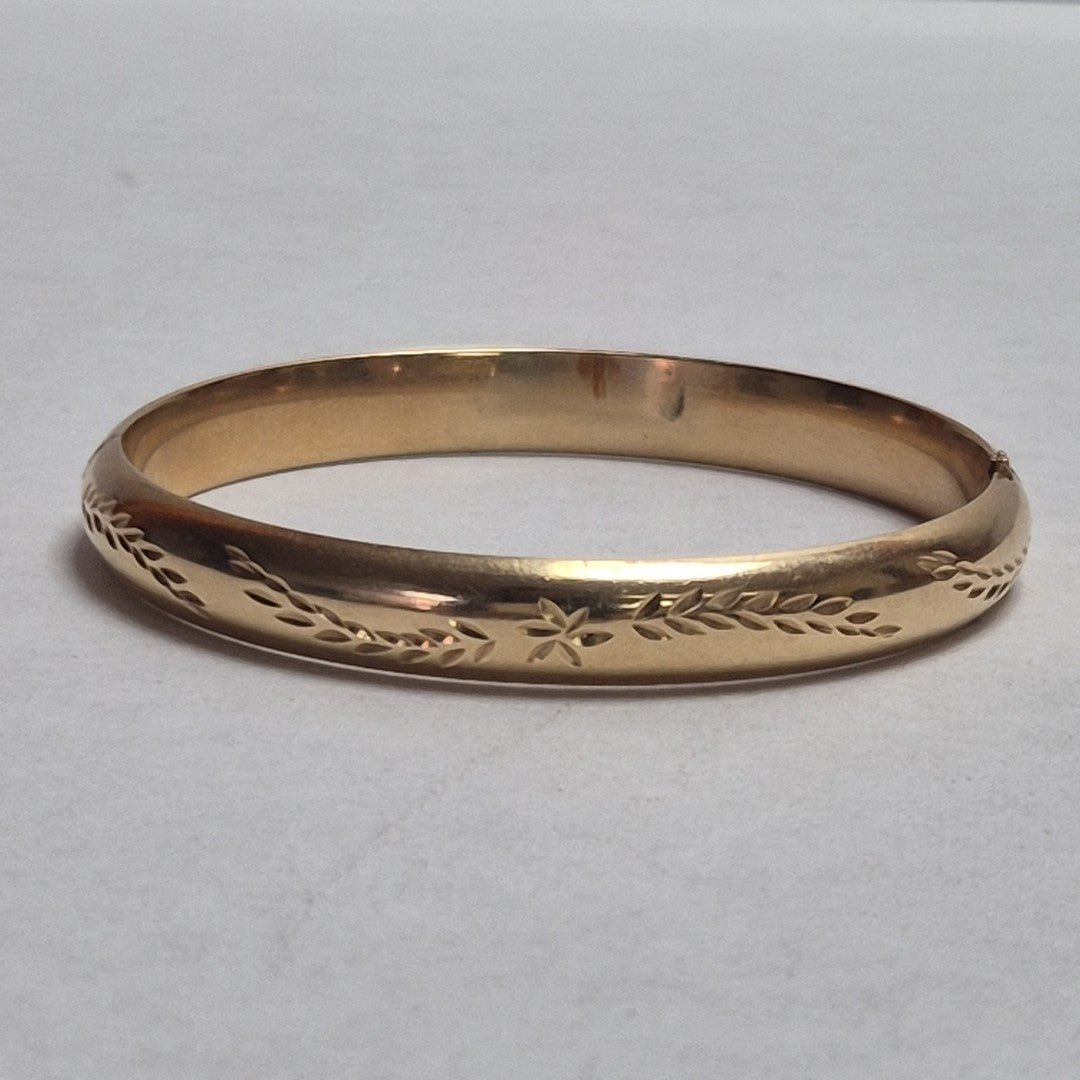 PULSERA RIGIDA ORO 10 K 11.6 GRMS (SEMINUEVO)