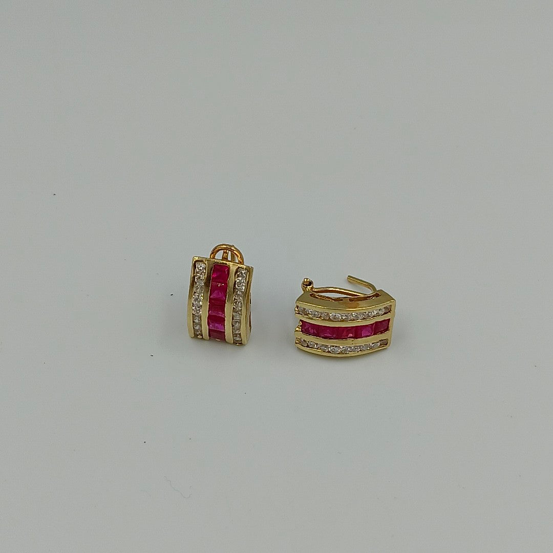 ARETES PAR ORO 14 K 6.4 GRMS (SEMINUEVO)