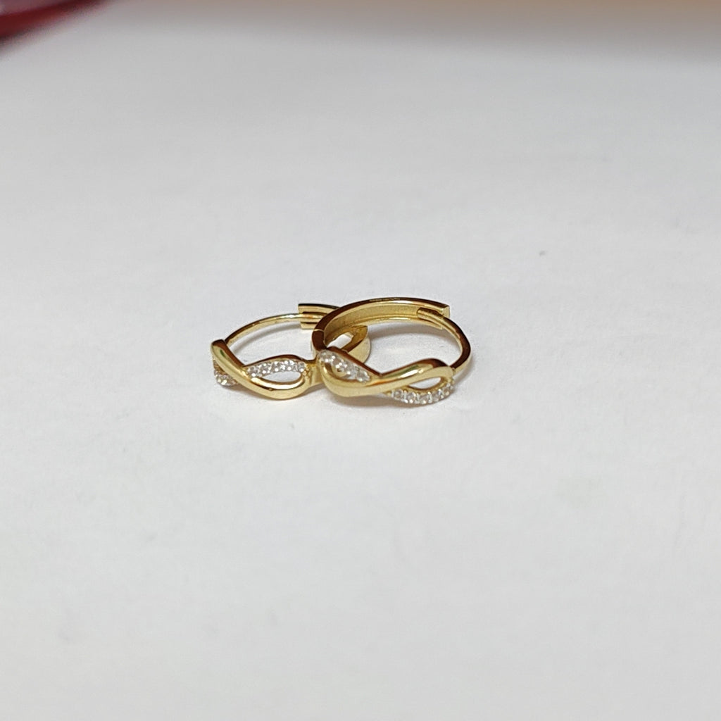 ARRACADAS PAR ORO 14 K 2,10 GRMS (SEMINUEVO)