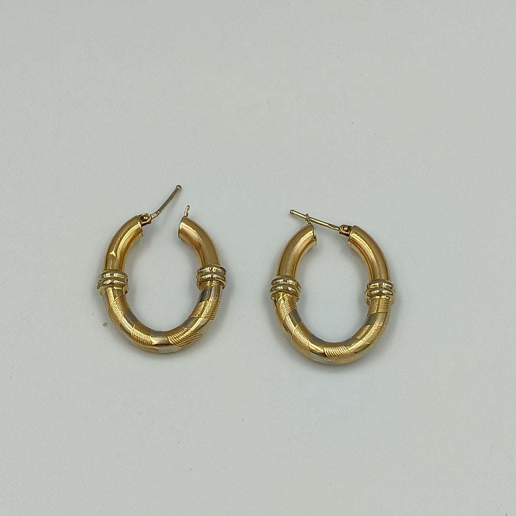 ARRACADAS PAR ORO 14 K 6.2 GRMS (SEMINUEVO)