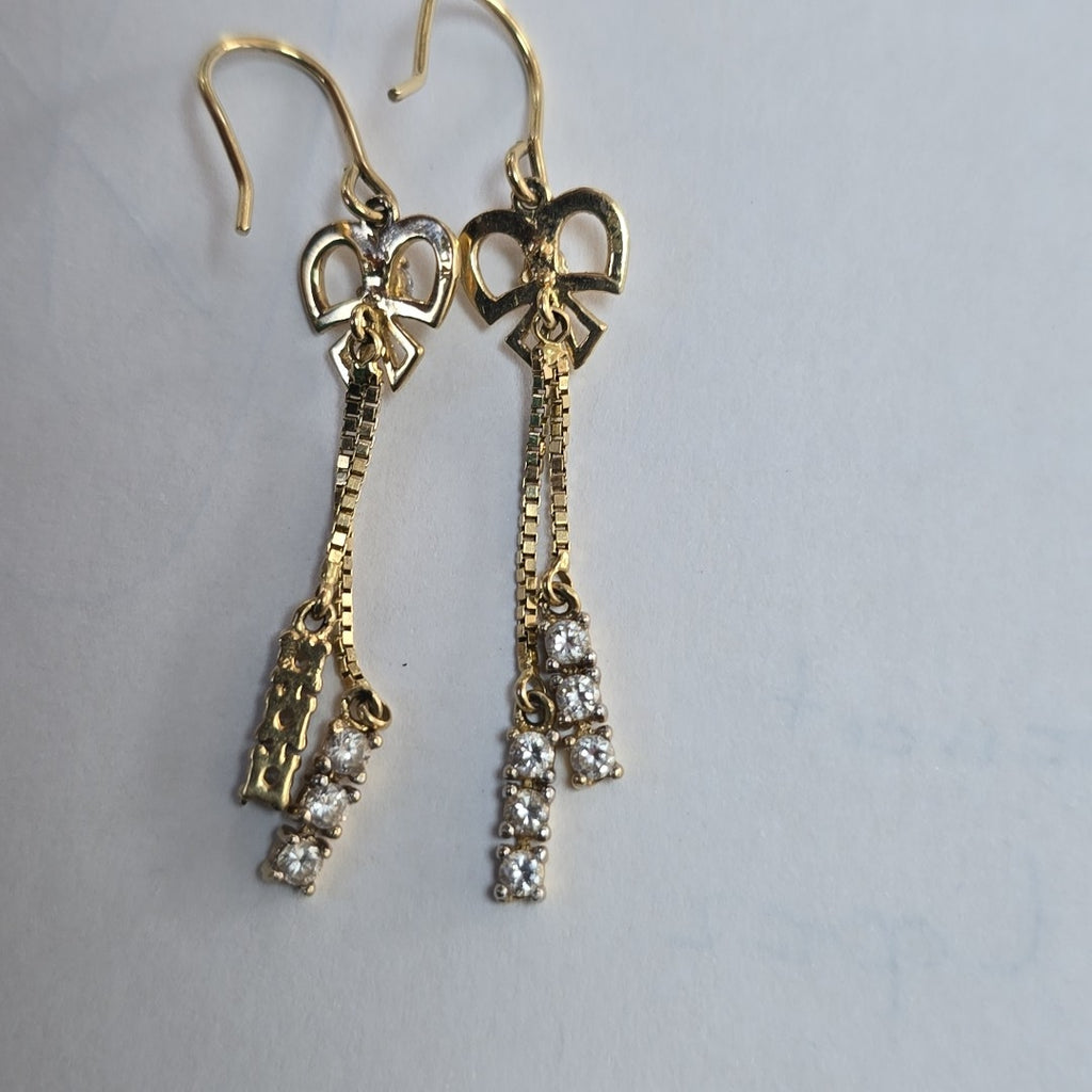 ARETES PAR ORO 14 K 2,10 GRMS (SEMINUEVO)
