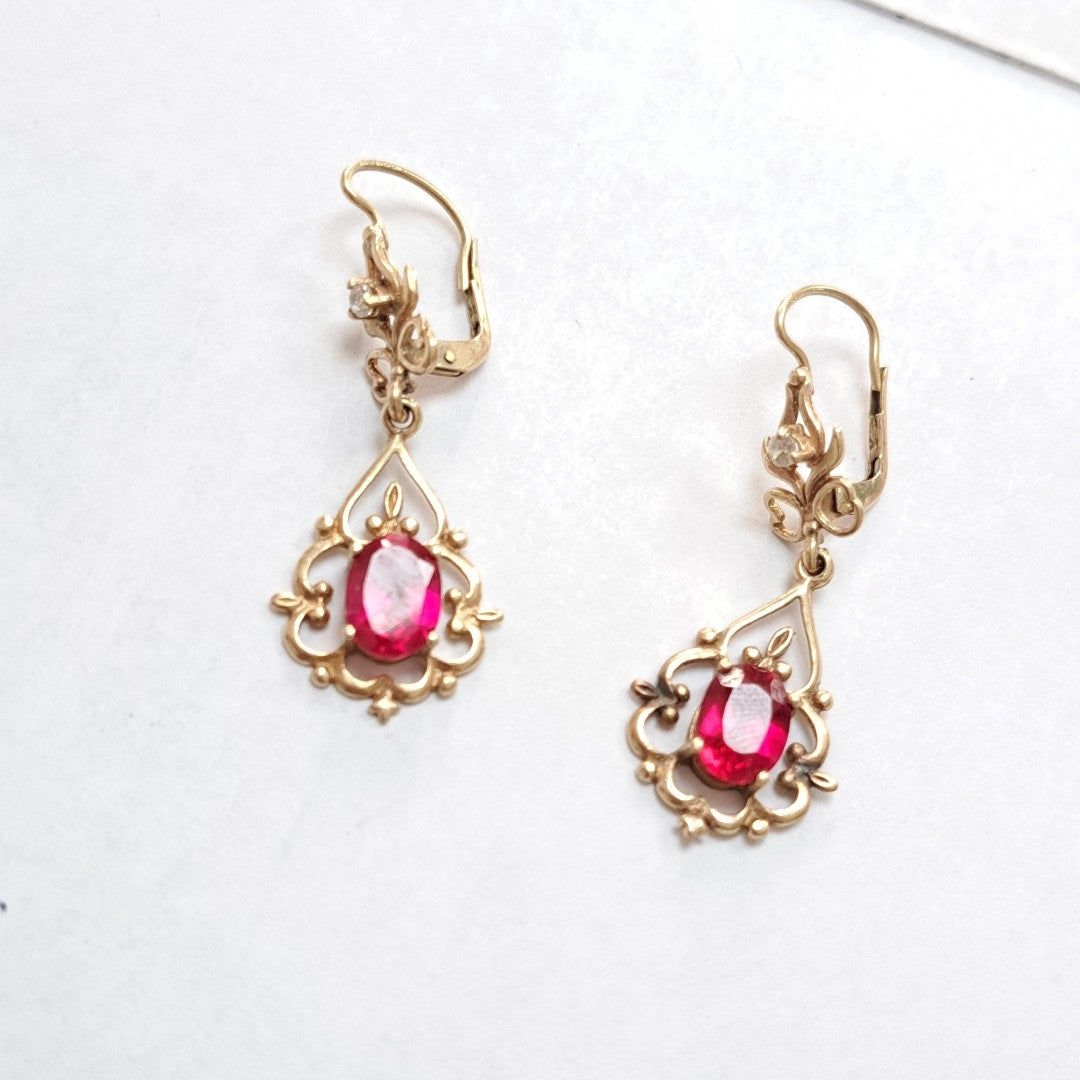 ARETES PAR ORO 10 K 4,00 GRMS (SEMINUEVO)