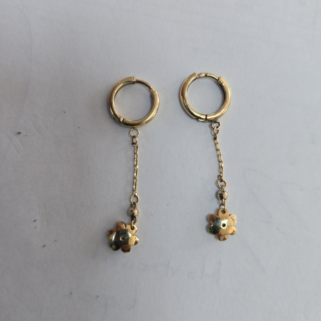 ARRACADAS PAR ORO 14 K 1,90 GRMS (SEMINUEVO)