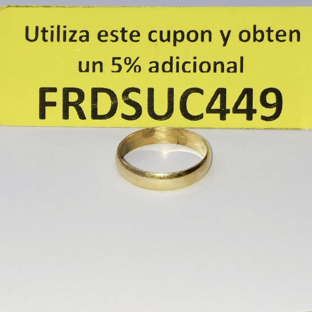 ARGOLLA ORO 14 K 2.3 GRMS (SEMINUEVO)