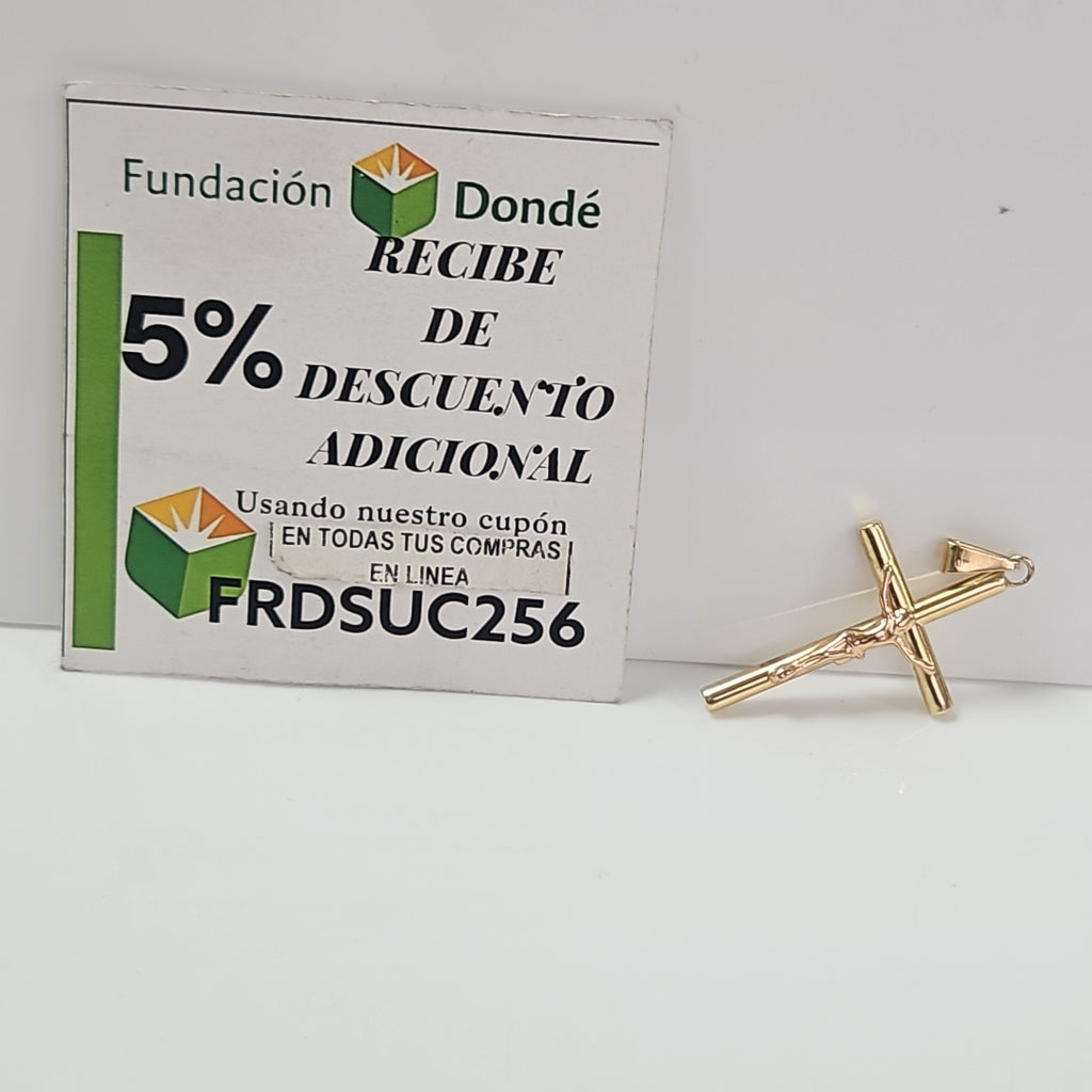 CRUCIFIJO ORO 14 K 1,90 GRMS (SEMINUEVO)
