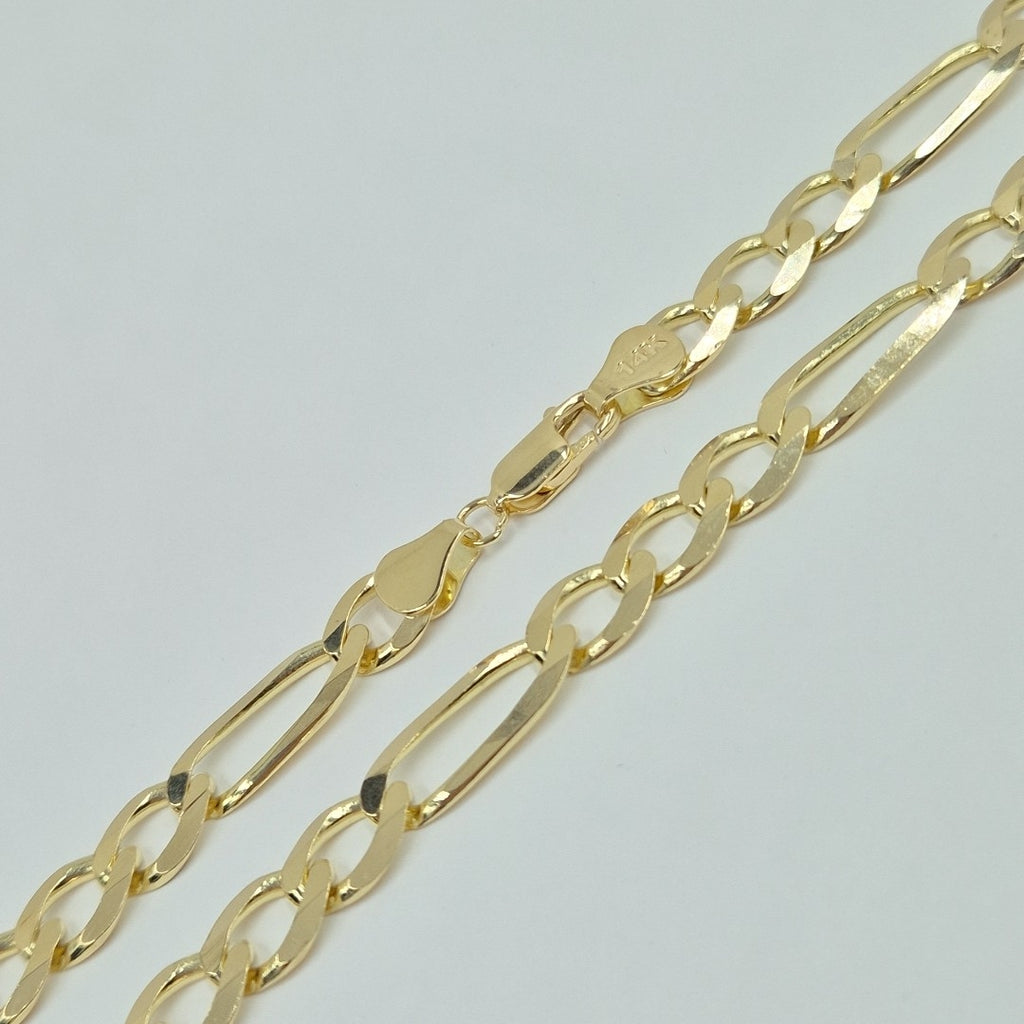 CADENA TEJIDO 3X1 ORO 14K 60 44.2 GR (NUEVO)