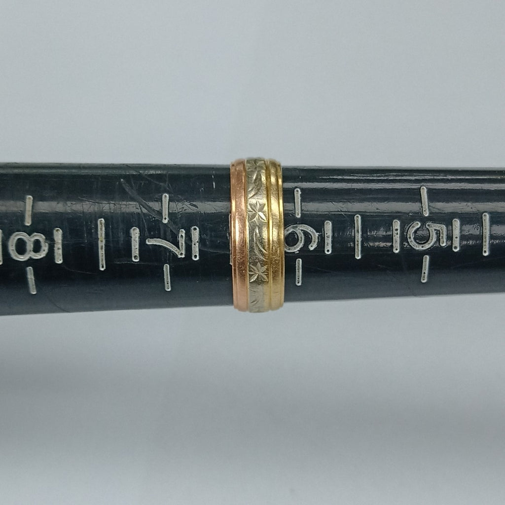 ARGOLLA ORO, ORO COMBINADO 14 K 1 GRMS (SEMINUEVO)