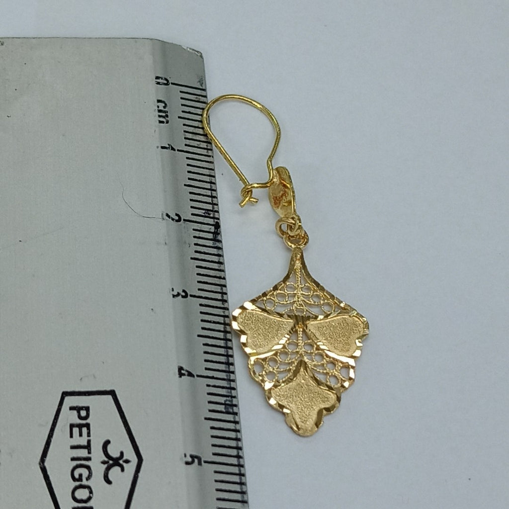 ARETES PAR ORO 14 K 2.6 GRMS (SEMINUEVO)