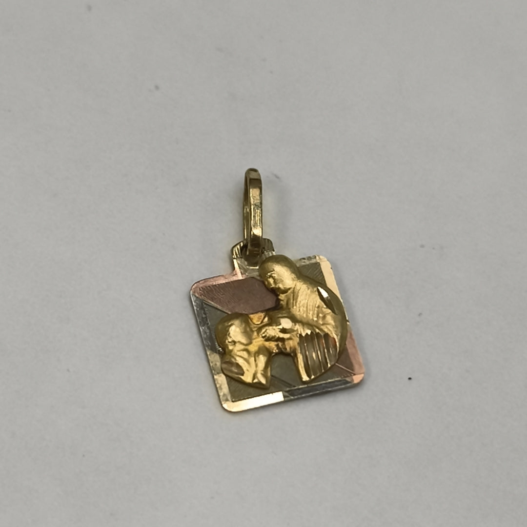 MEDALLA RELIGIOSA ORO 10 K 0,70 GRMS (SEMINUEVO)