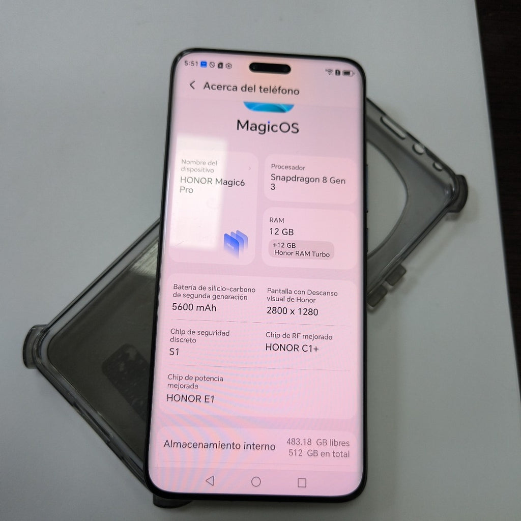 CELULAR HONOR MAGIC 6 PRO BVL-N49 (2024) 512 GB 12 GB RAM (SEMINUEVO)